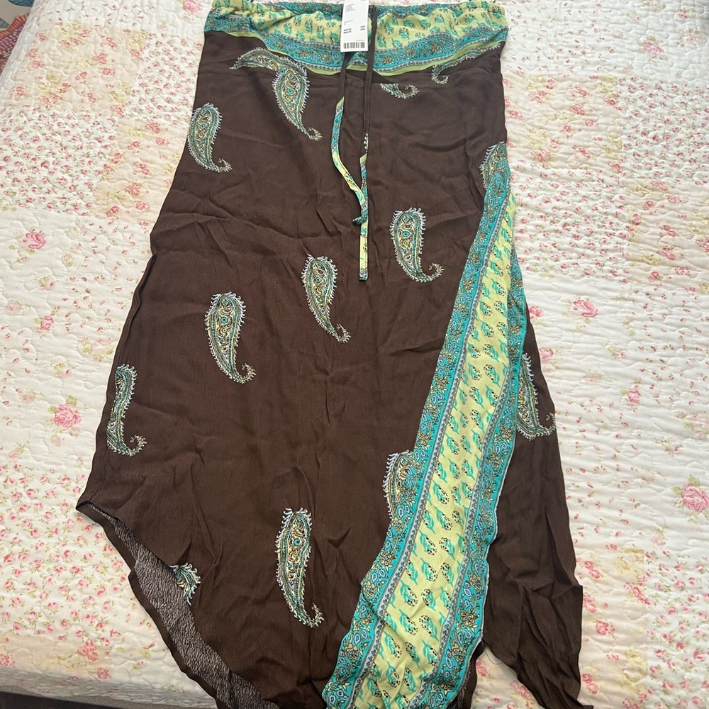 Urban Outfitters Brown Paisley Dress